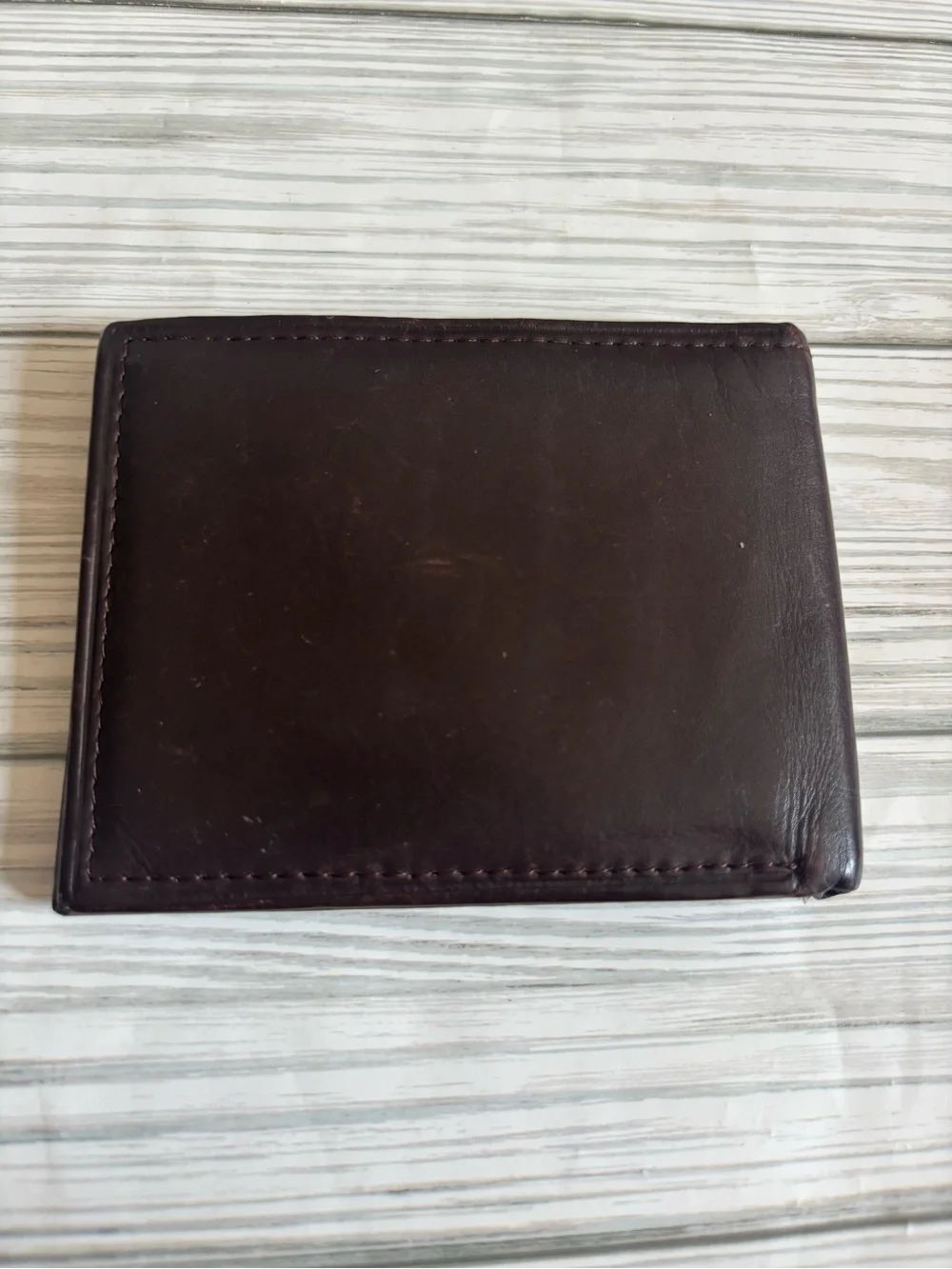 Men’s Yves Saint Laurent Dark Brown Vintage Leather Bifold Wallet